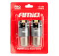 Miniatyrbillede 1 af 4: Led pære 2 stk canbus P21W 4X3030SMD hvid 12/24V