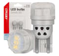 Miniatyrbilde 3 av 3: LED-pærer T10 W5W 2*3020 SMD 12/24V hvit