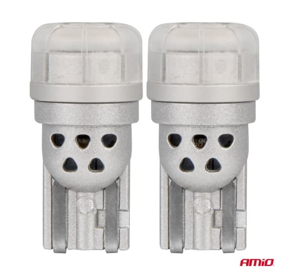 LED-pærer T10 W5W 2*3020 SMD 12/24V hvit