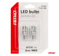 Miniatyrbilde 1 av 3: LED-pærer canbus T10 W5W 3*1860 SMD hvit 12/24V