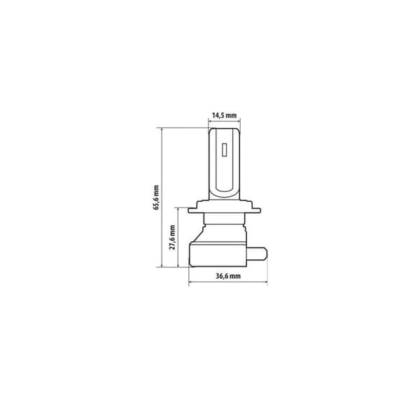 Halo Led H7 15W PX26d 1 kpl