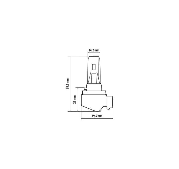 Halo Led H11 36W PGJ19-2 1 kpl