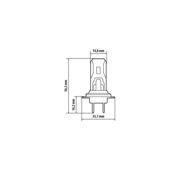 Halo Led H7 22W PX26d 2 stk
