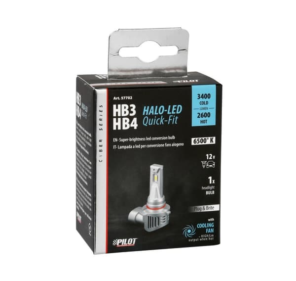 Halo Led HB3-HB4 36W P20d/P22d 1 stk