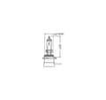 Miniatyrbilde 4 av 4: HB4A 12V 51W P22D HOVEDLYS Pære