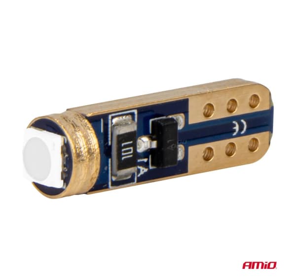 LED pærer standard T5 12V 1 LED rød
