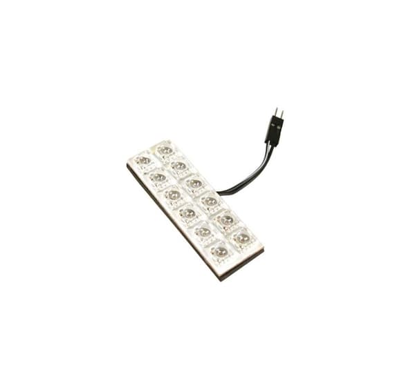 Led board 12-LED 20X60mm hvid