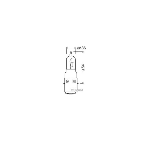 12V S2 BA20D 35/35W RULLE.PÆRE FRONT