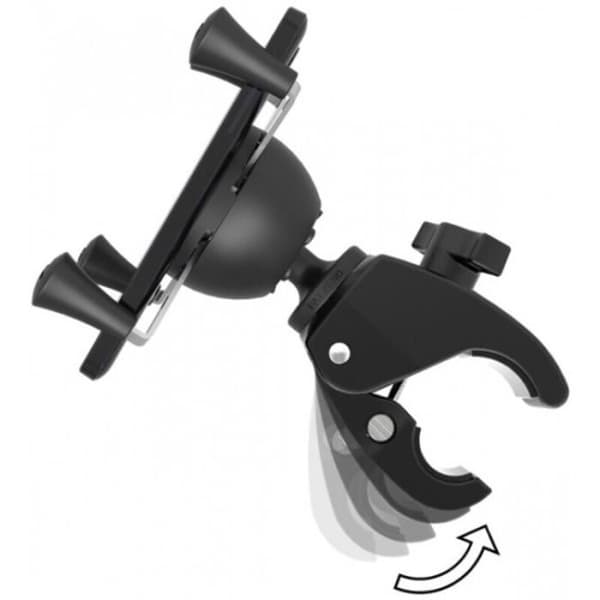 RAM-fästen X-Grip® Snap-Link™ Tough-Claw™ telefonhållare - svart/silver - S/M