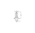 Miniatyrbild 3 av 4: HS1 12V 35/35W PX43T Scooterlampa fram