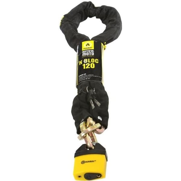 AUVRAY K-Bloc 120 Anti-Theft Chain med hänglås