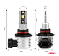 Miniatyrbillede 3 af 5: LED 2 stk HB3 9005/HIR1 9011 H10