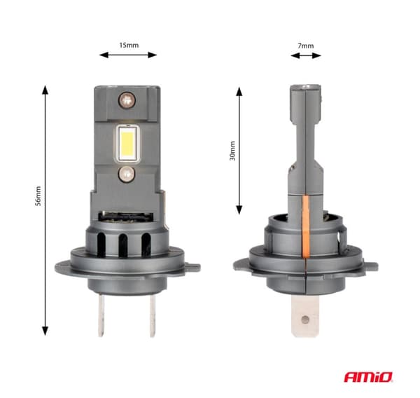 LED Aviator H7/H8 6500K 44W 2stk 12V