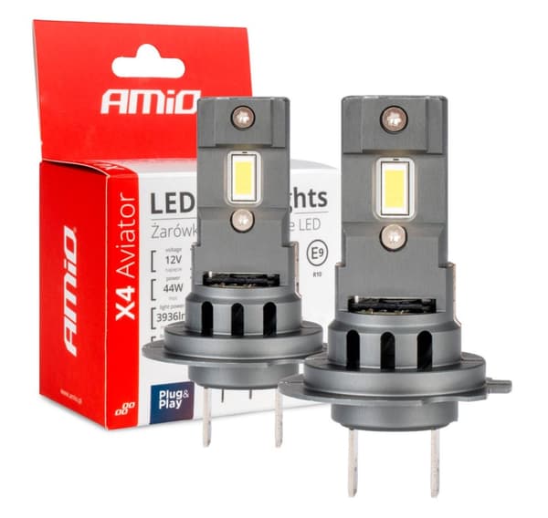 LED Aviator H7/H8 6500K 44W 2stk 12V