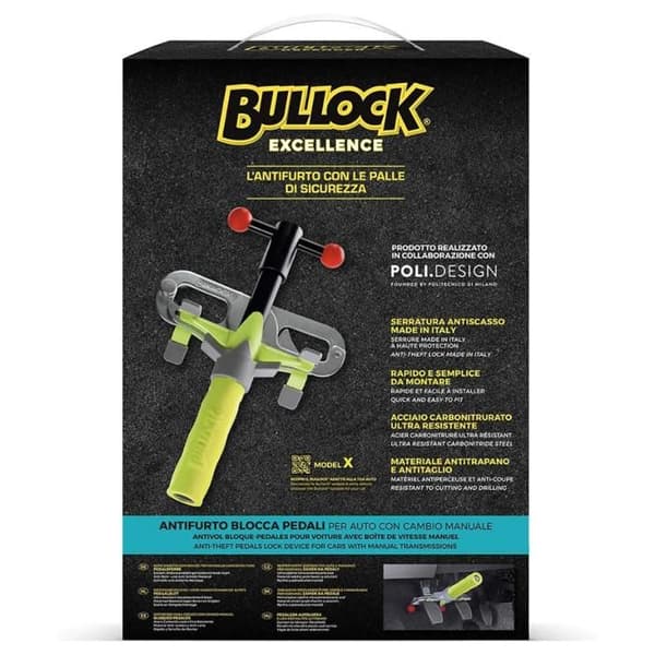 Antal Stöldskydd för bil blockerar växelpedal Bullock Excellence modell X
