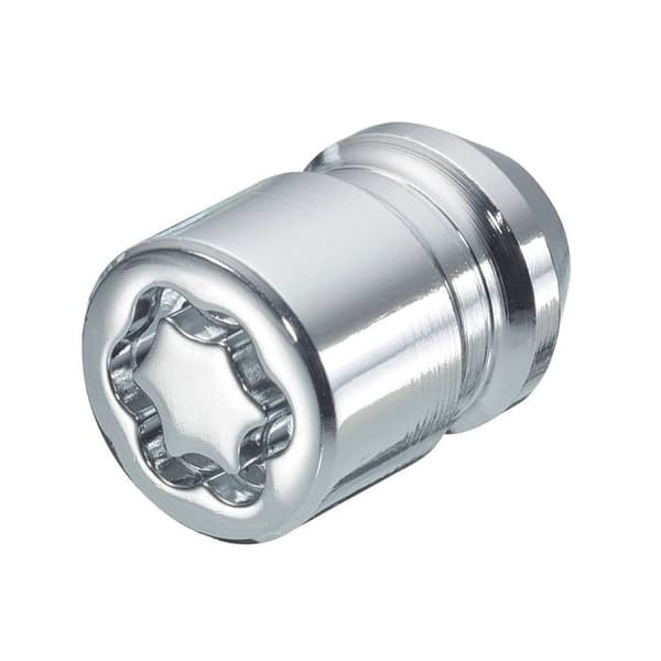 4 st krom stöldmuttrar 1/2 x 20/ 37 mm/ 19 mm hylsa