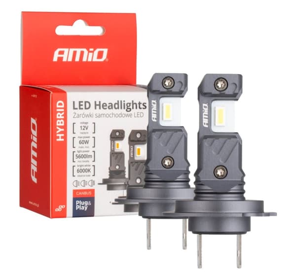 Led H7 2st H7 H18 6000K 5600lm 12V 60W