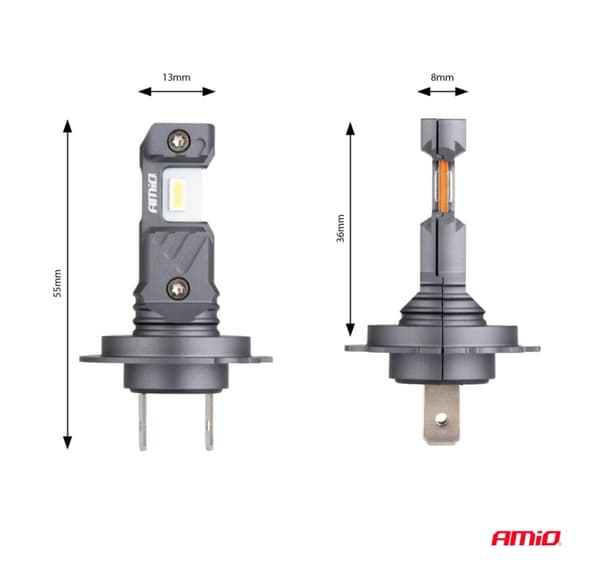 Led H7 2st H7 H18 6000K 5600lm 12V 60W