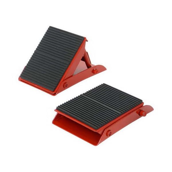 Set med 2 hjulklossar i metall - Car Caravan Trailer