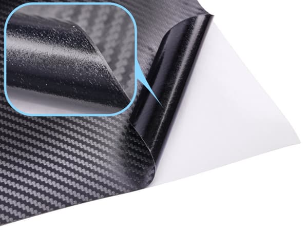 3D carbonfolierulle, sort, 1,27x28 m