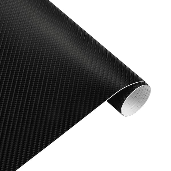 Hiilikuituvinyylifilmi, mitat 152 cm x 200 cm, säänkestävä,musta
