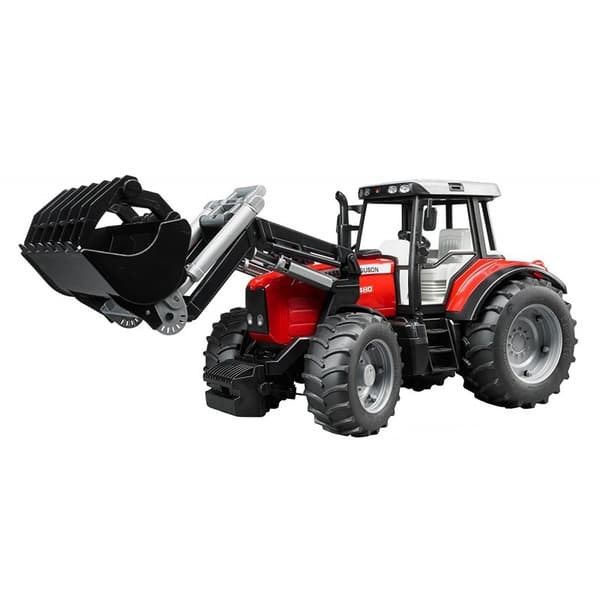 Pojazd Traktor Massey Ferguson z przyczepą
