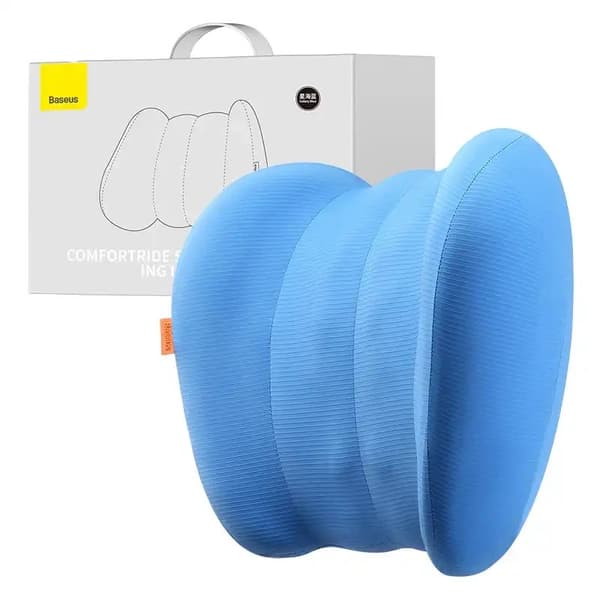 PERNA AUTO suport lombar Baseus ComfortRide, design ergonomic, efect de racire,  dimensiune 395*263*115mm, albastru "C20036402311-01" - 6932172634704