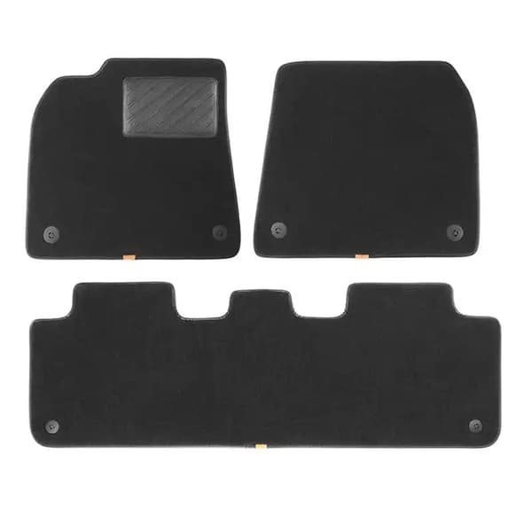COVOR AUTO Baseus T-Space, set 6 bucati compatibil Tesla Model Y, realizat din TPE+velvet, negru "C20751300111-02" - 6932172634346