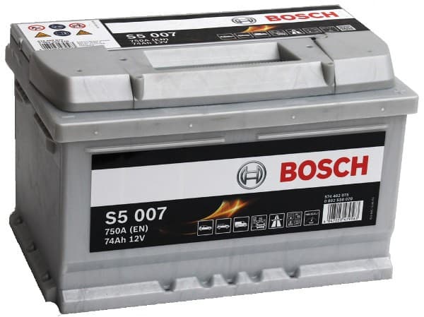 Bosch 12V 74Ah S5007 - Startbatteri