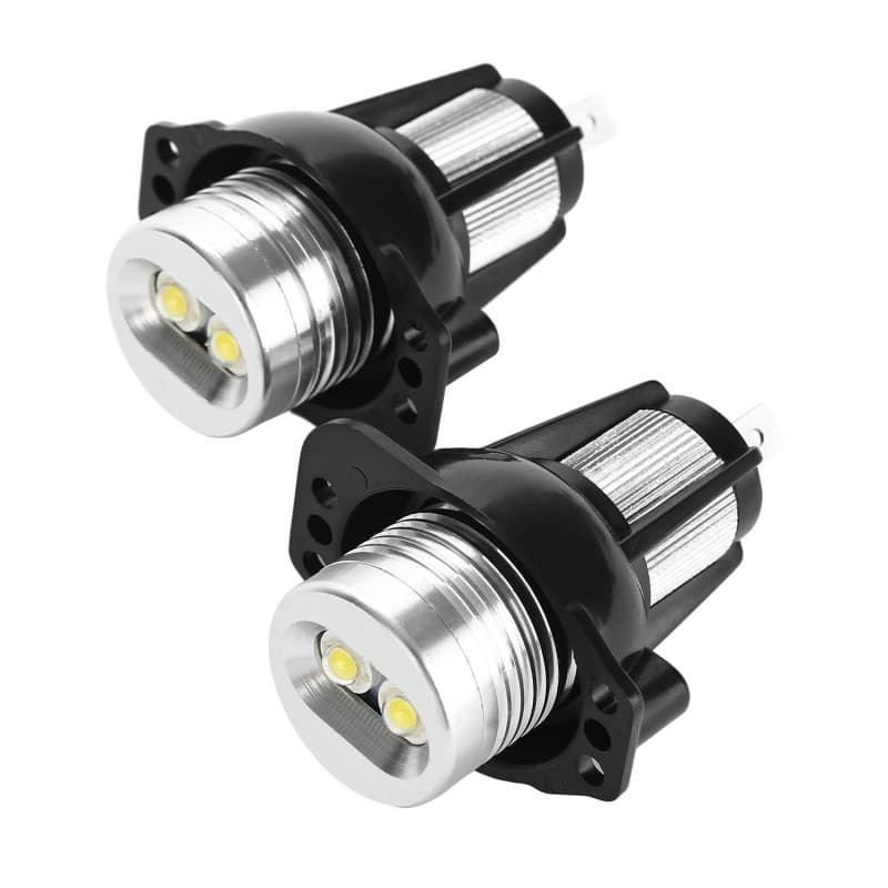 BMW E90 E91 3 Series Angel Eye 2x Halo Ring LED 6W Xenon White
