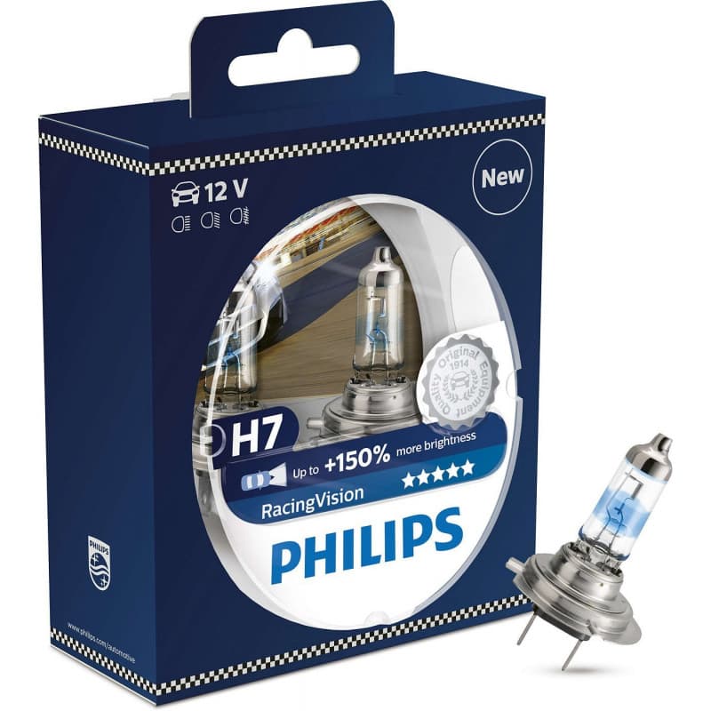 PHILIPS H7 12V 55W PX26d Racing Vision
