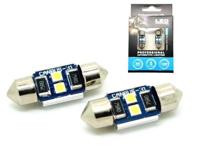 Canbus C5W 31mm spollampa Led 6000K 31 mm 2-pack festoon