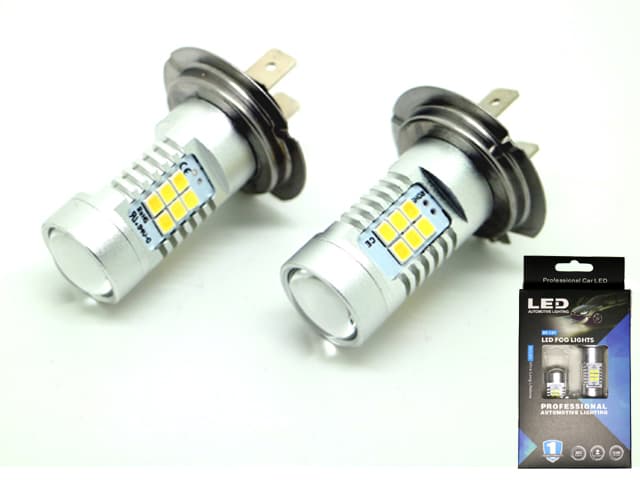 H7 dimljus 6000K 700 lumen 12v smd2835 led lampor styling