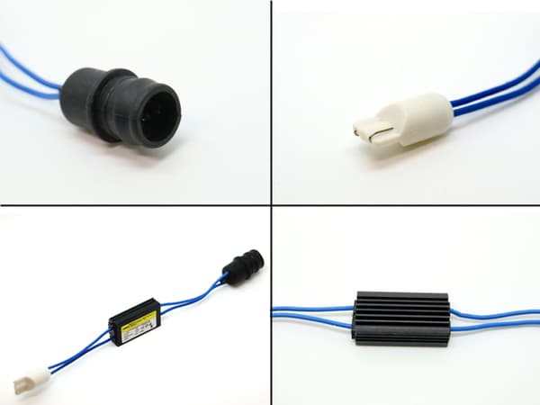 T10 w5w motstånd problemlösare canbus 3W för ledlampor 2-pack