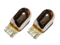 Miniatyrbild 1 av 2: 7443 w21/5w wy21/5w T20 Krom blinkers lampa diadem w3x16q w316q