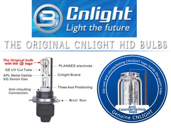 Cnlight Xenon Lampor 35W High Quality HID H1 H3 H7 H8 h11 Hb4 mm