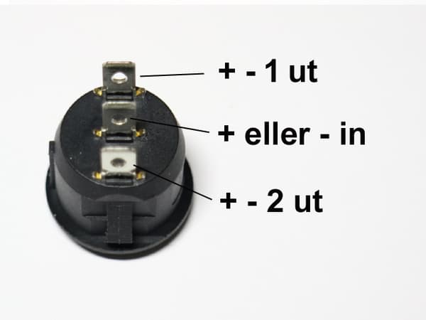Strömbrytare 2 läges 4-pack av/på vaggströmställare avbrytare