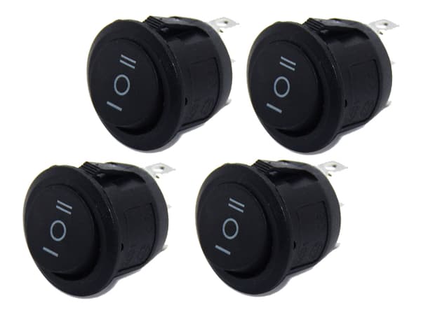 Strömbrytare 2 läges 4-pack av/på vaggströmställare avbrytare