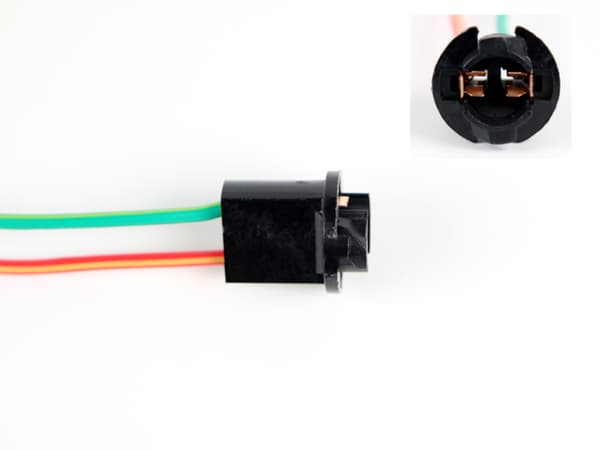 T10 w5w kontakter / socklar / adaptor  2-pack hård modell