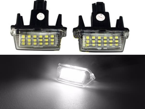 Toyota Camry 12-  + Hybrid Yaris 12- Led skyltbelysning 6000k