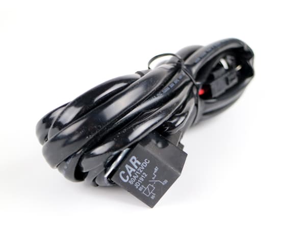 Kabelsats 80A 2x reläkabel strömkabel Xenon / ledramp arbetsljus
