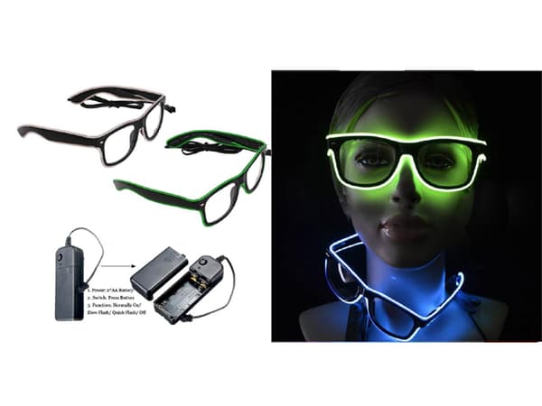 Glowstrip driver Batteribox AA 3v DC för Neonslingor EL-wire