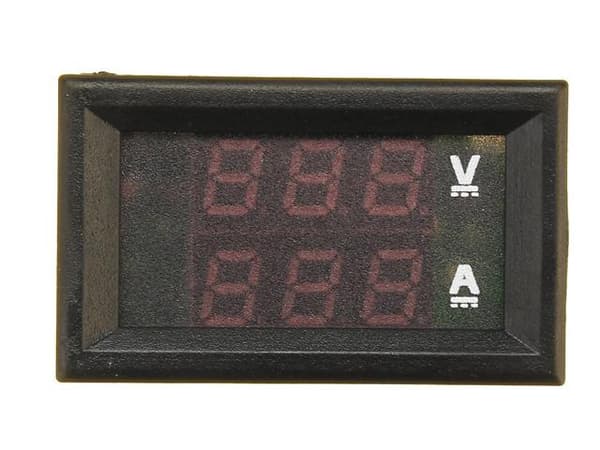 Voltmätare + Amperemätare 0-33V + 0-10A DC Digital lcd display