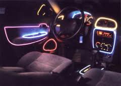 1 blir 2 kabelsplit för Glowstrip  slingor Neonslingor  EL-wire