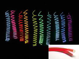 Glowstrip 300cm med glödande effekt styling som neon / EL-wire