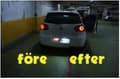 Miniatyrbild 2 av 4: VW Golf 4 5 Passat B6 Polo 9N Lupo Led skyltbelysning 2-pack