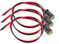 Miniatyrbild 1 av 3: DT kontakt hane deutsch med kabel 30cm 3-pack
