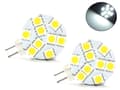 Miniatyrbild 1 av 4: G4 0,5w 2-pack 6000K Led lampa till husvagn bil husbil båt G-4