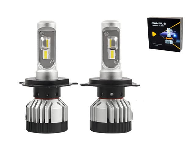 V11 Led kit H4 4800 lumen 40w 6000k halv-helljus 2-pack
