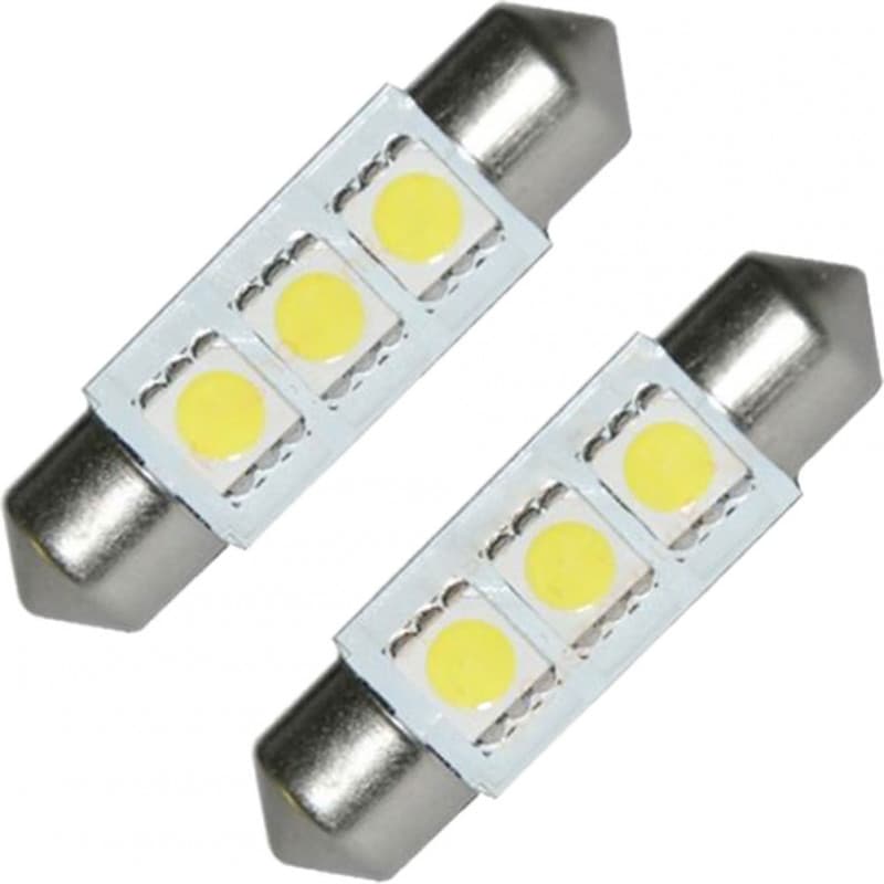LED Spollampa - Festoon SV8,5 C5W 42 mm 3 smd